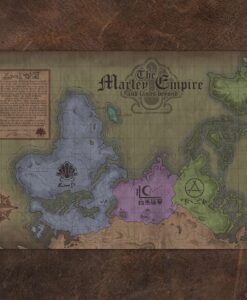 Marley Empire World Map Cloth Scroll - Inspired by Attack on Titan ...