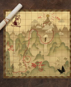 Emperors New Groove Map Kuzco Pacha Yzma Kronk Route 1