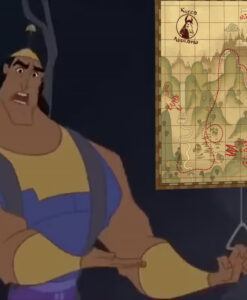 Emperors New Groove Map Kuzco Pacha Yzma Kronk Route 4
