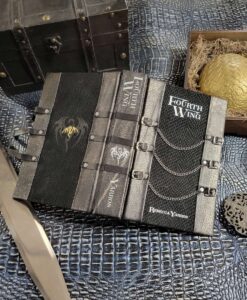 Fourth Wing Leatherbound Book The Empyrean Rebecca Yarros Leather Dragon 3-1600