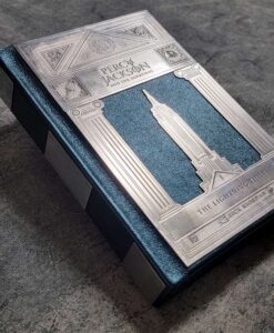 Percy Jackson Lightning Thief Leatherbound Olympians Book Rick Riordan 22