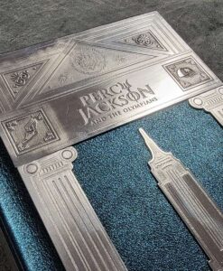 Percy Jackson Lightning Thief Leatherbound Olympians Book Rick Riordan 29