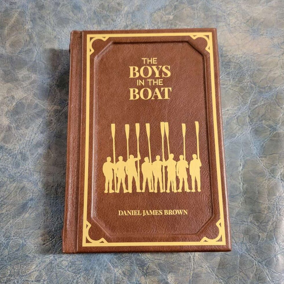 The Boys in the Boat Leatherbound Book Daniel James Brown Berlin Olympics 6-1600